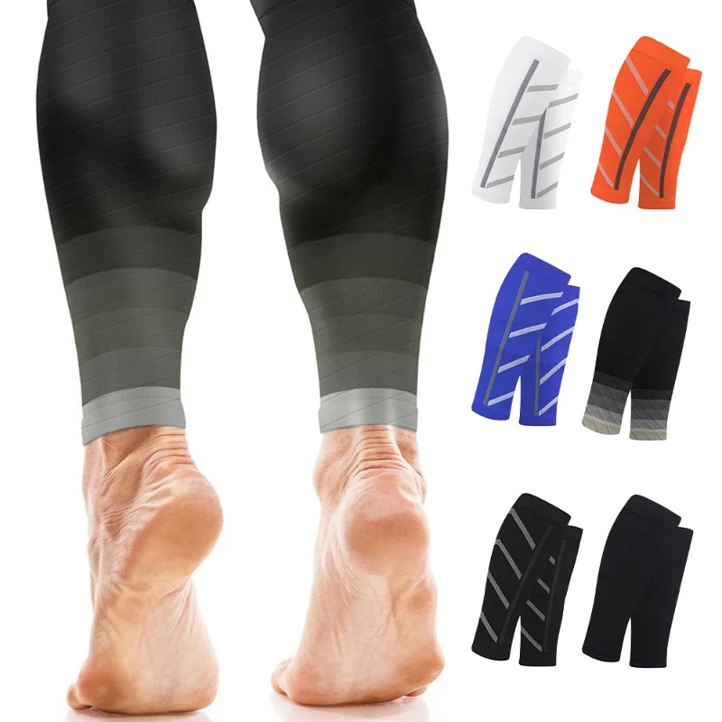 Compression Sleeve Calf - Compressie kousen, drukondersteunende beenbeschermers voor marathonlopen