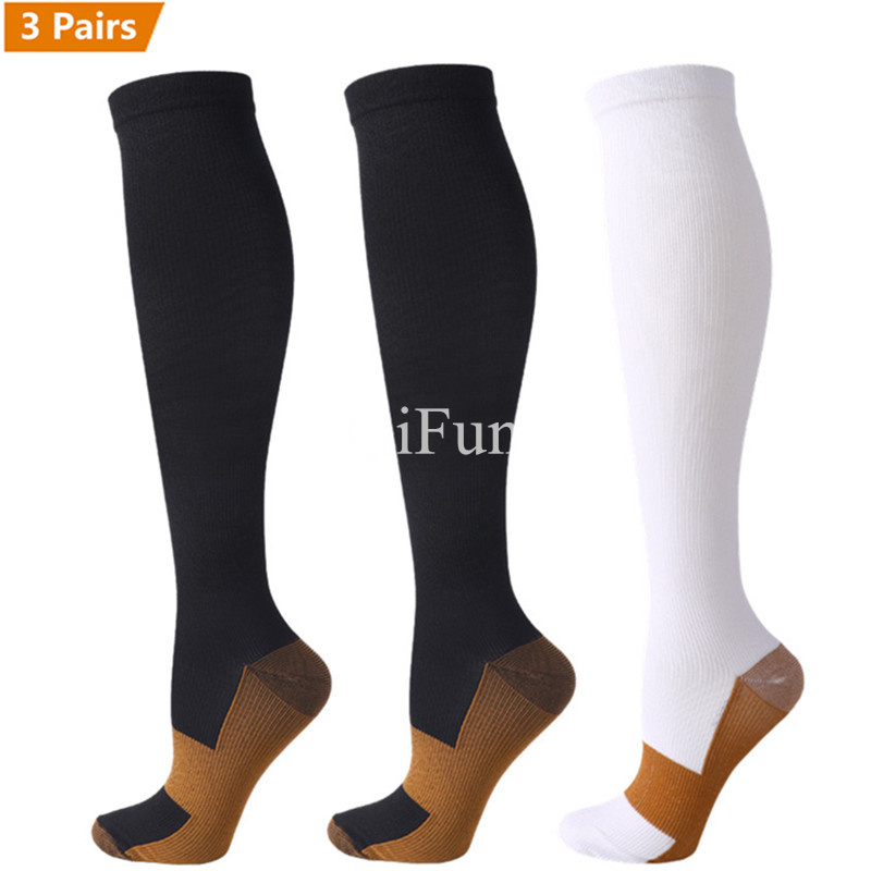3 Paar Koperen Compressie Sokk - Knee High Sock Women recensie en prijs