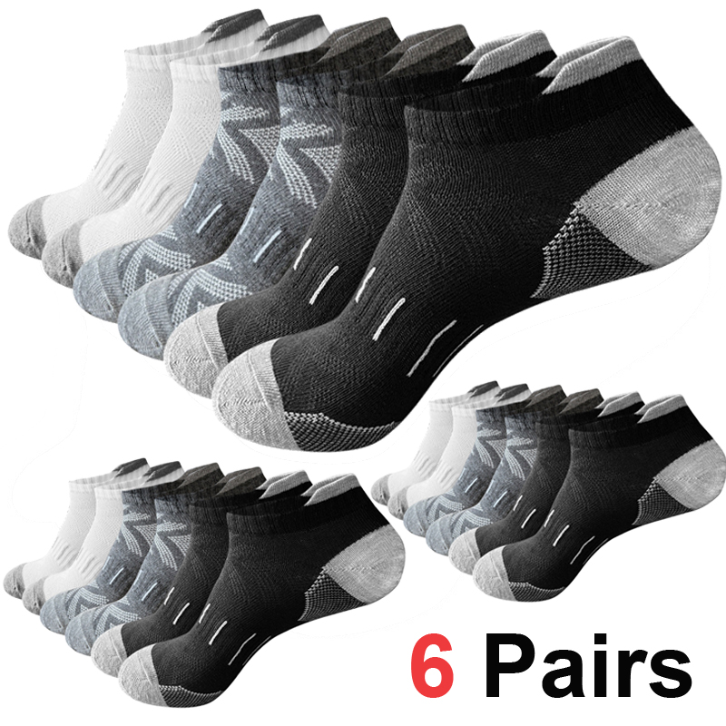 6 paar heren enkelsokken met p - Athletic Sock Cushion recensie en prijs